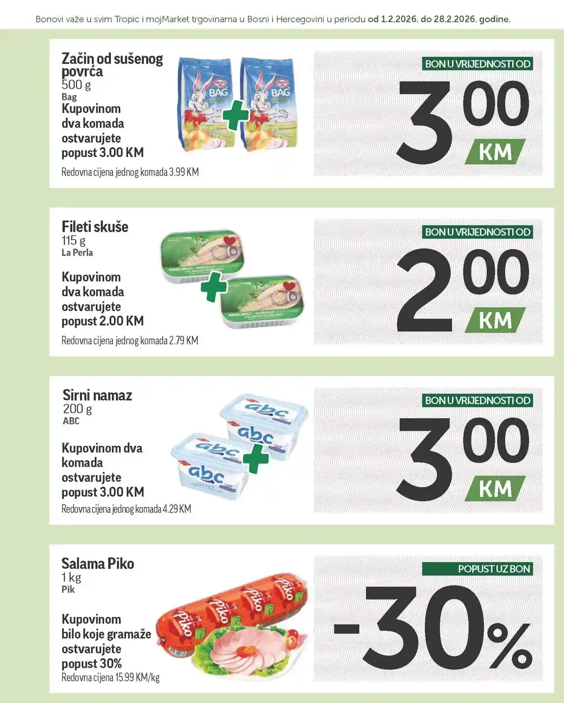 katalog bonbonjera Tropic i Moj market snizenja