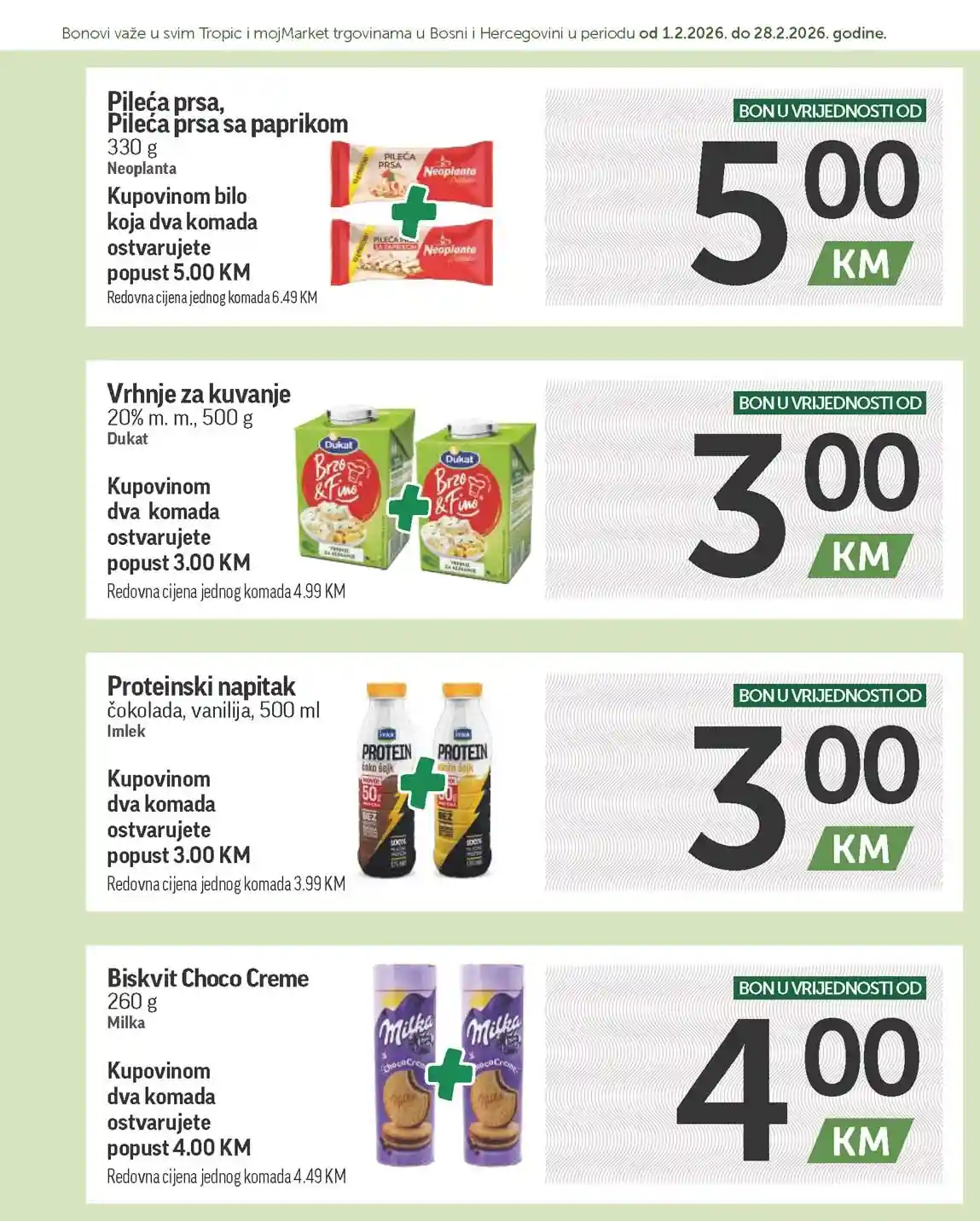 katalog bonbonjera Tropic i Moj market snizenja