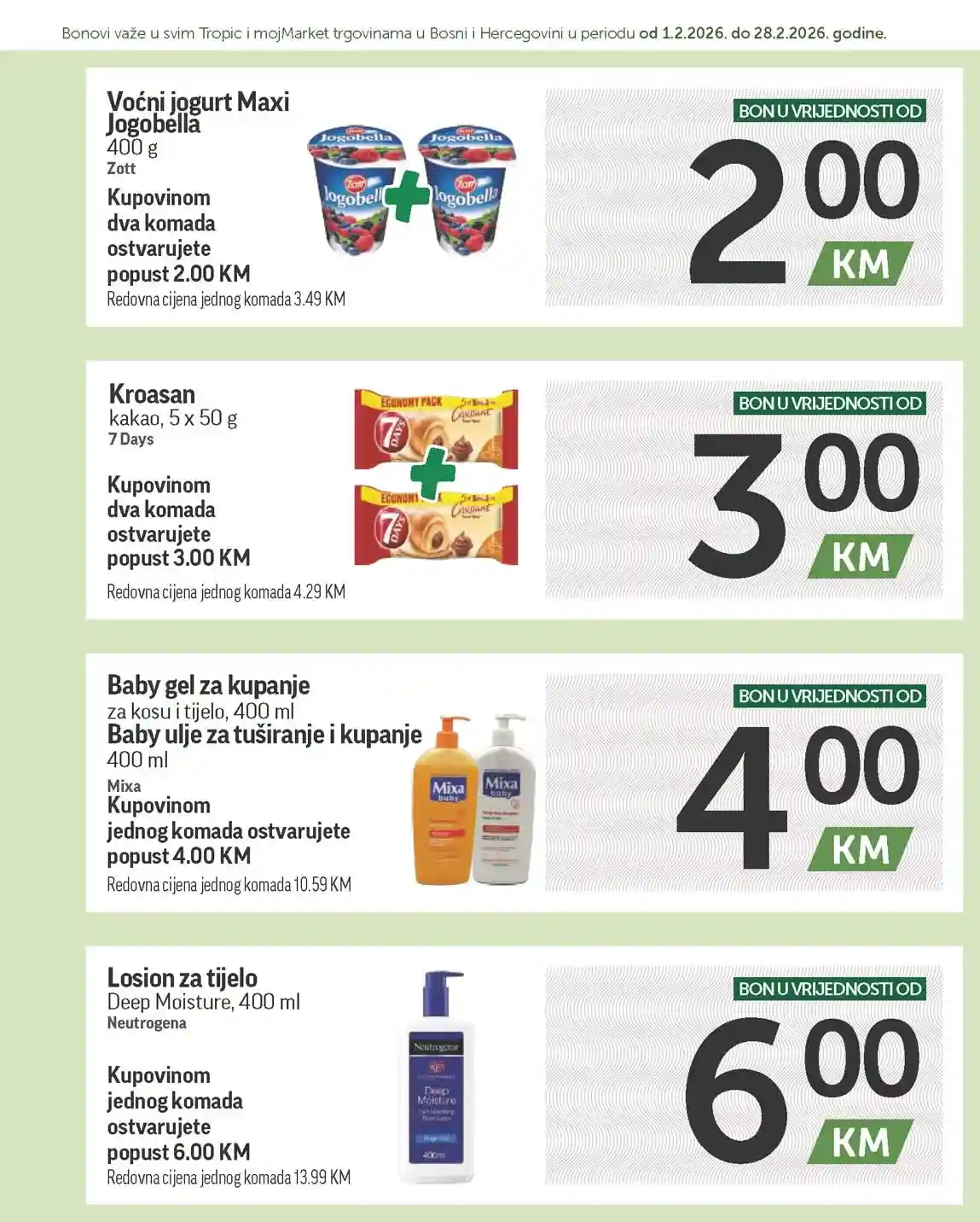 katalog bonbonjera Tropic i Moj market snizenja