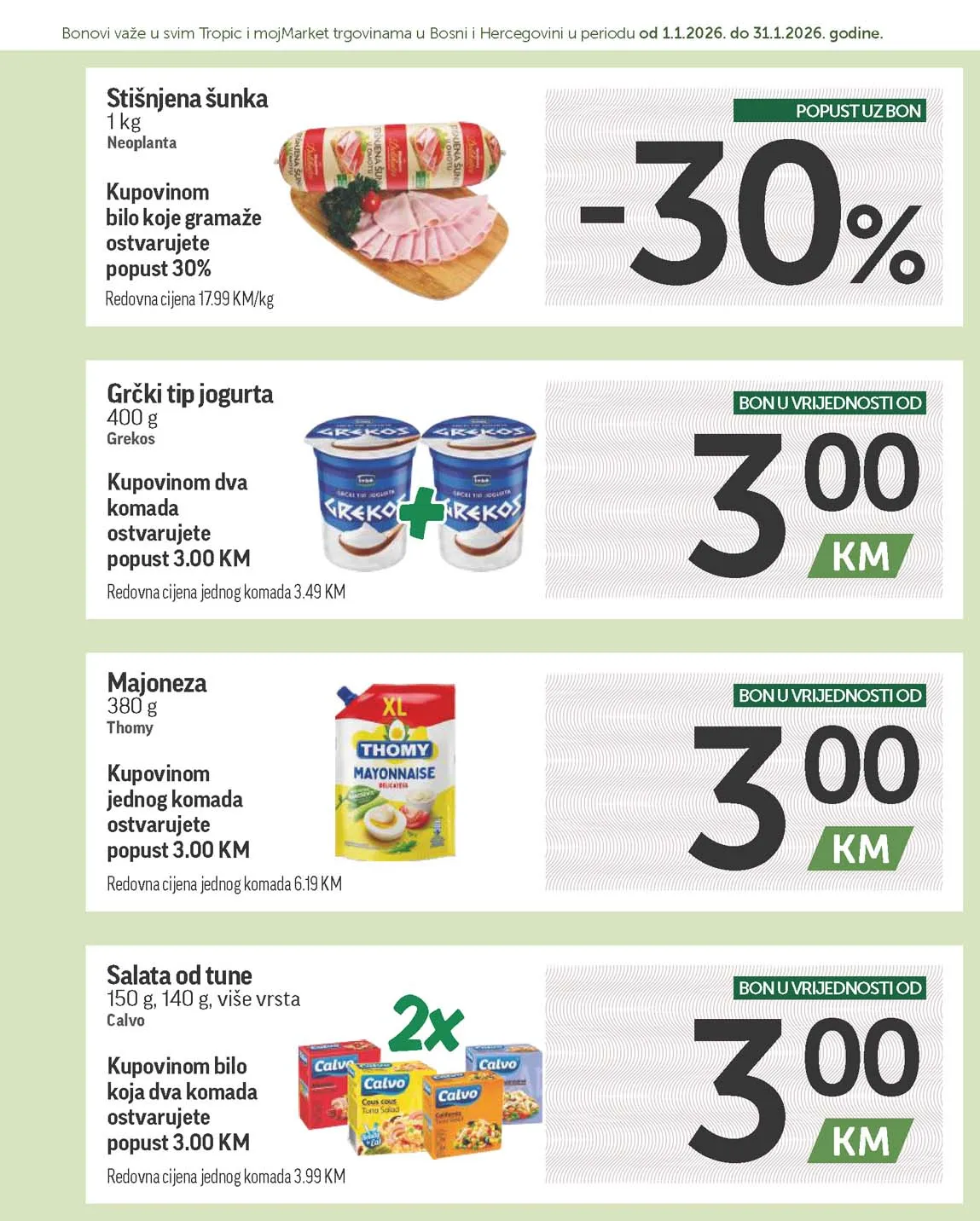 katalog bonbonjera Tropic i Moj market snizenja