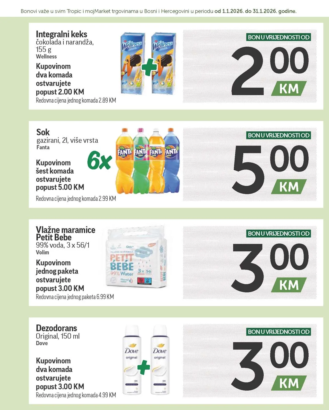 katalog bonbonjera Tropic i Moj market snizenja