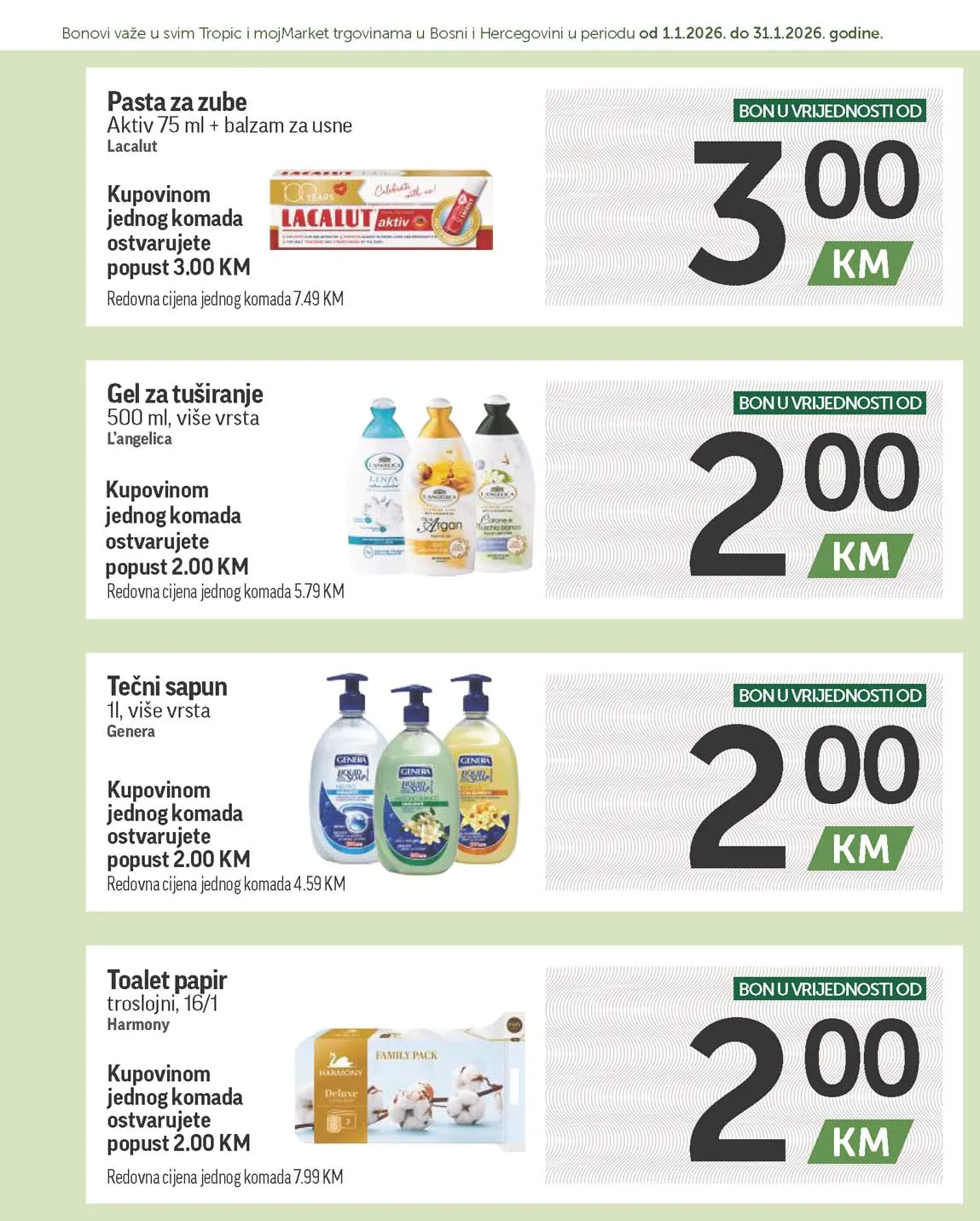 katalog bonbonjera Tropic i Moj market snizenja