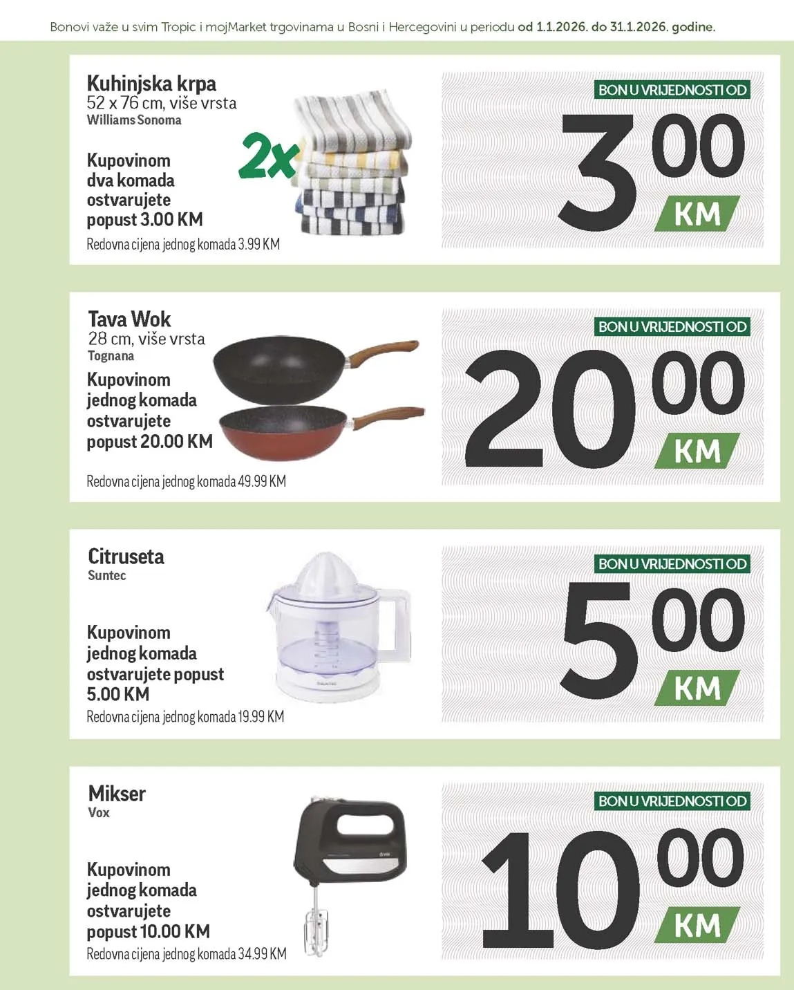 katalog bonbonjera Tropic i Moj market snizenja