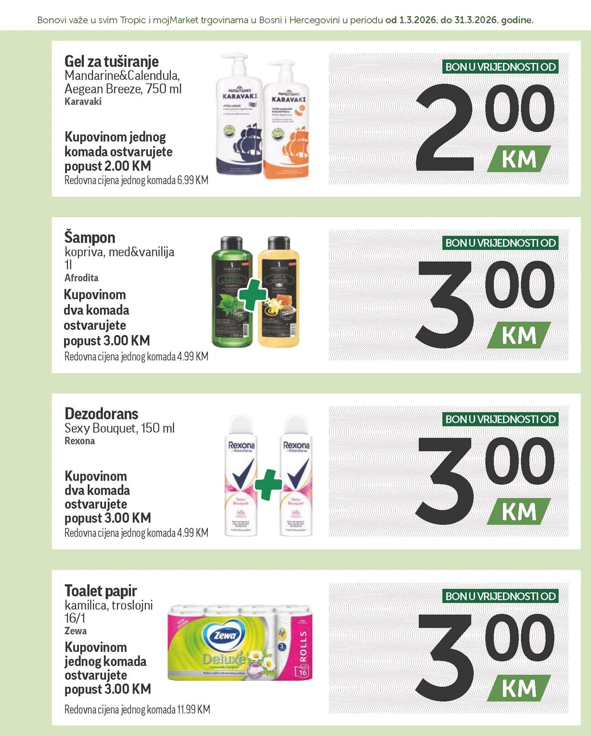 katalog bonbonjera Tropic i Moj market snizenja