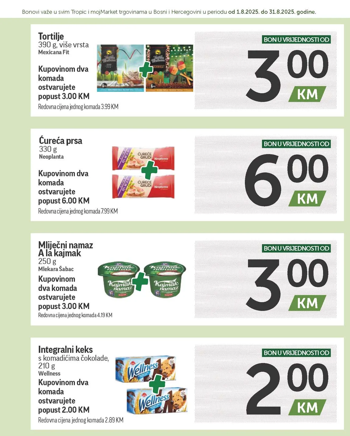 katalog bonbonjera Tropic i Moj market snizenja