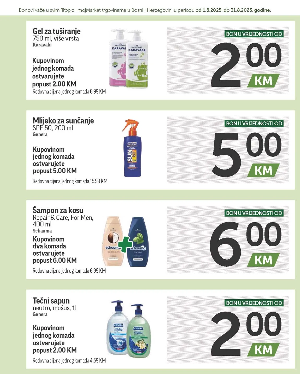 katalog bonbonjera Tropic i Moj market snizenja