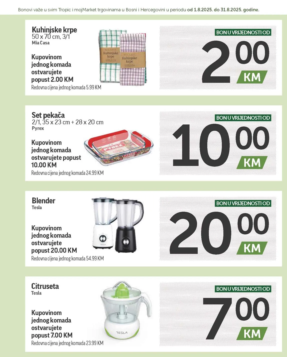 katalog bonbonjera Tropic i Moj market snizenja