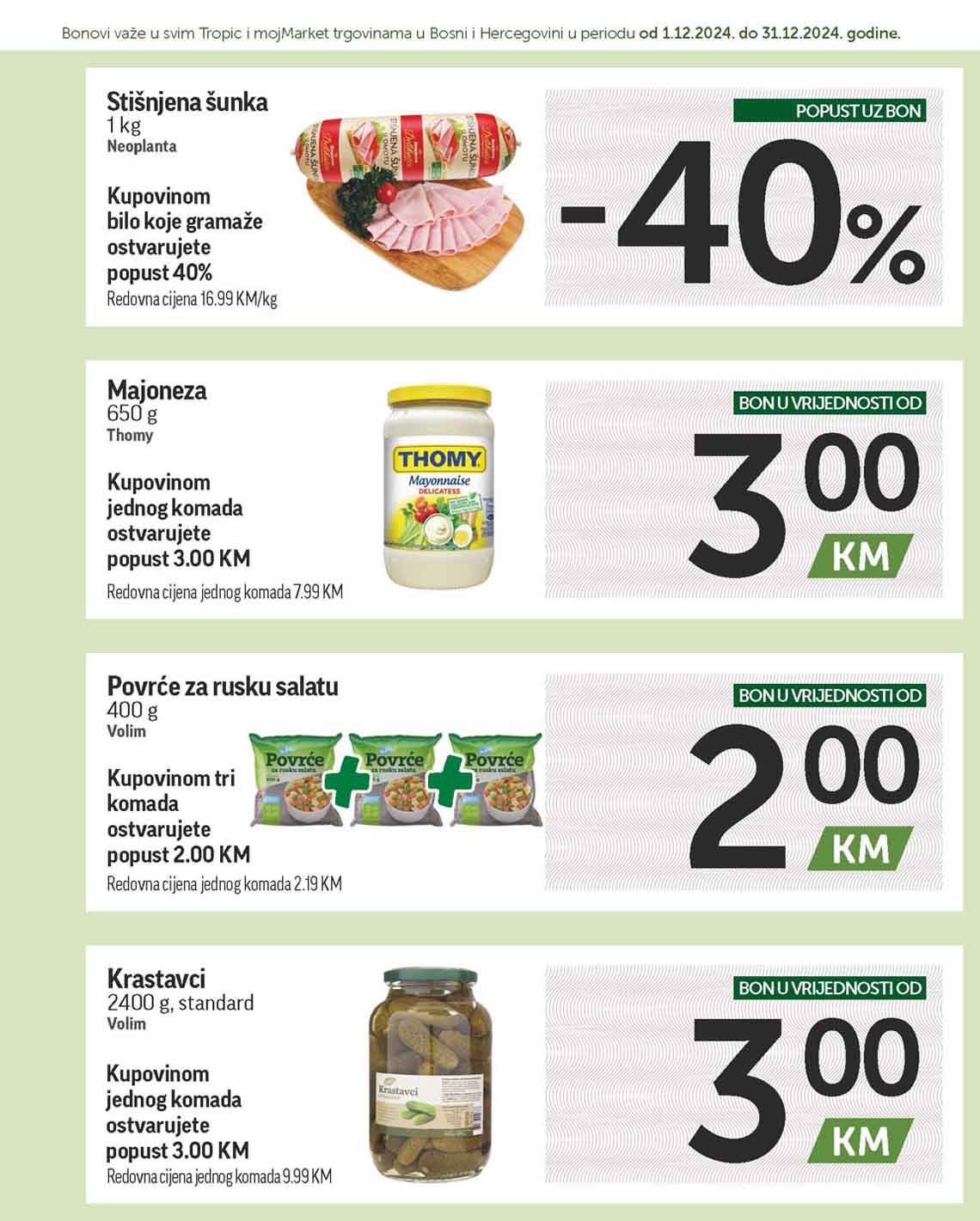 katalog bonbonjera Tropic i Moj market snizenja