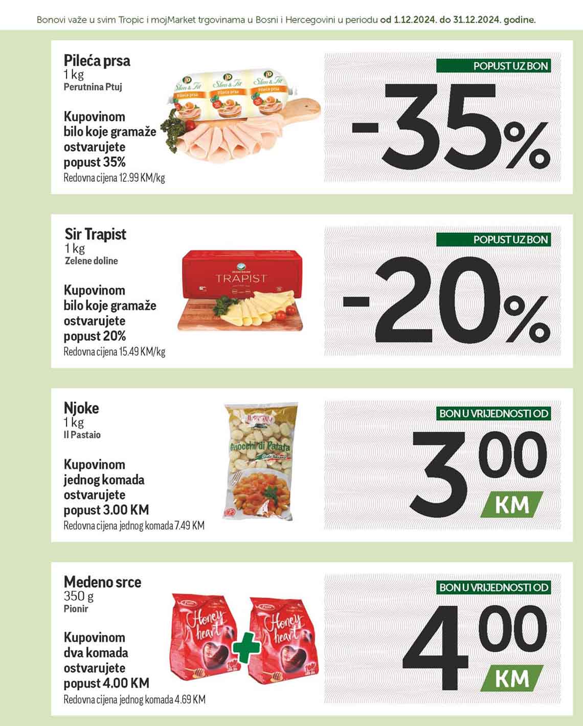 katalog bonbonjera Tropic i Moj market snizenja