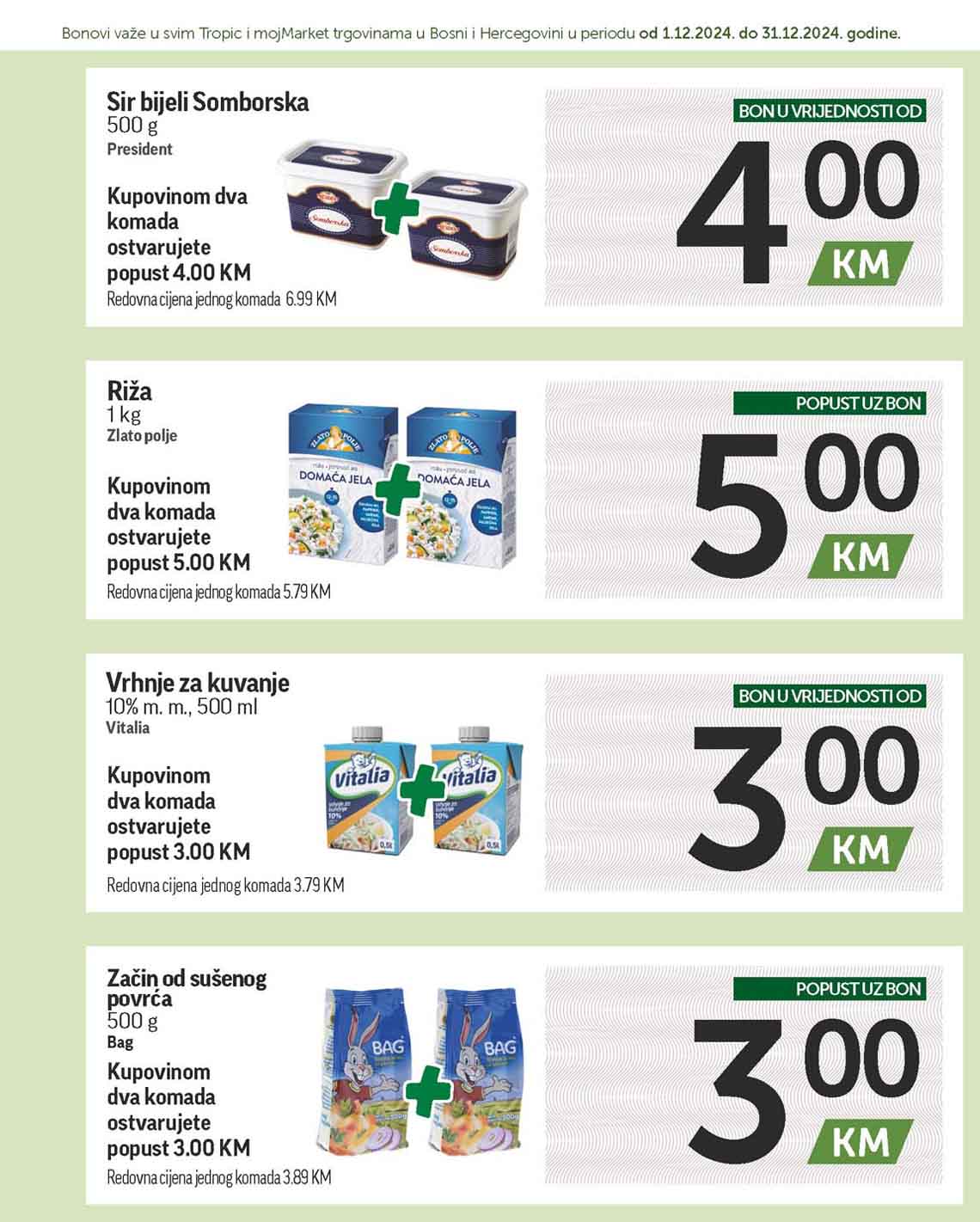 katalog bonbonjera Tropic i Moj market snizenja