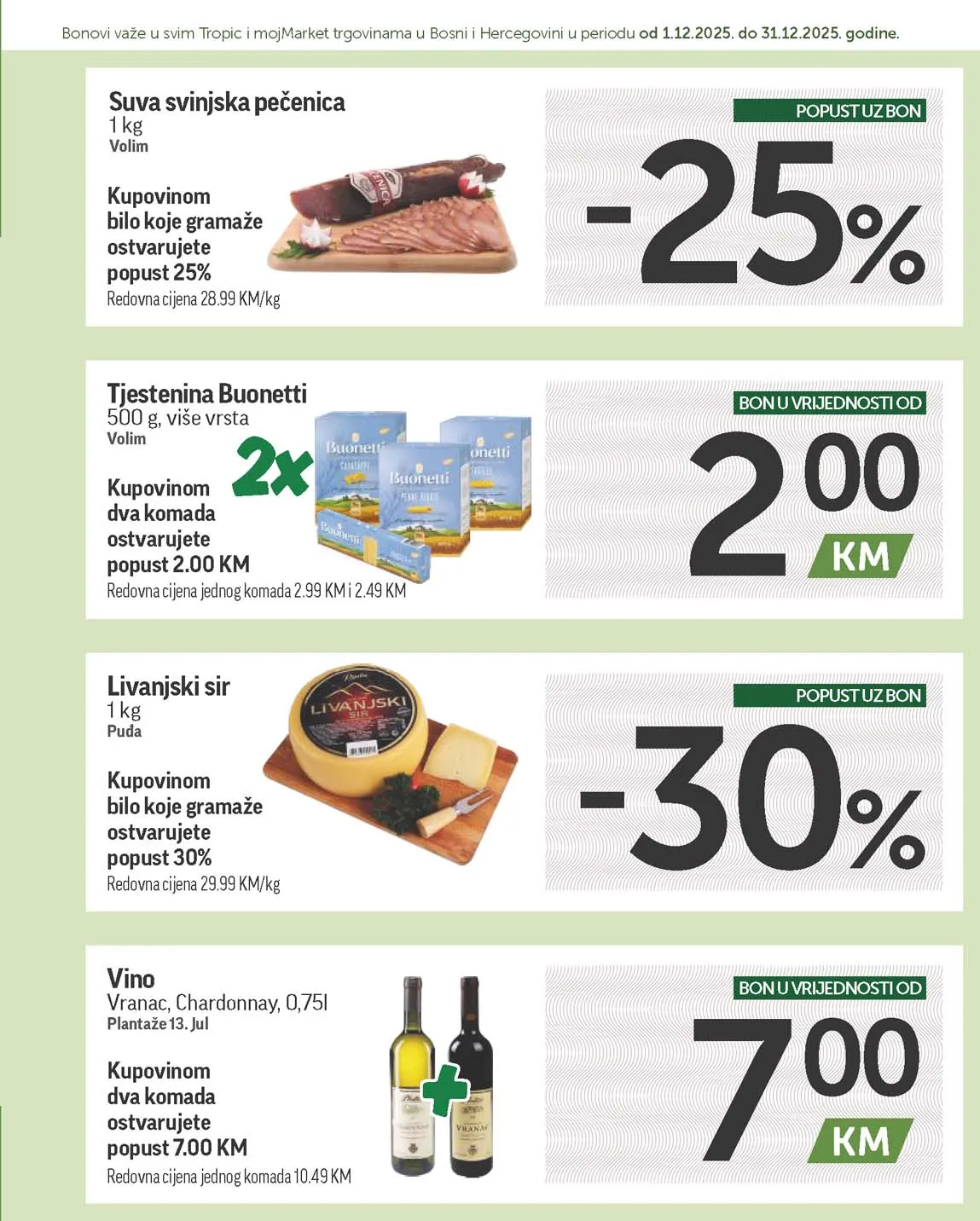 katalog bonbonjera Tropic i Moj market snizenja