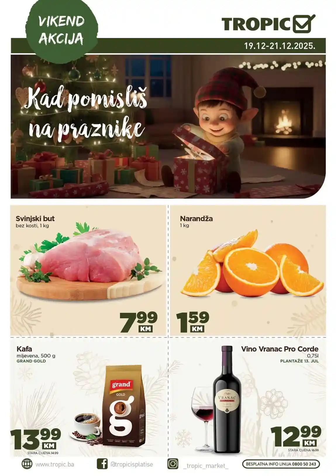 Tropic vikend akcija do 21. decembra 2025