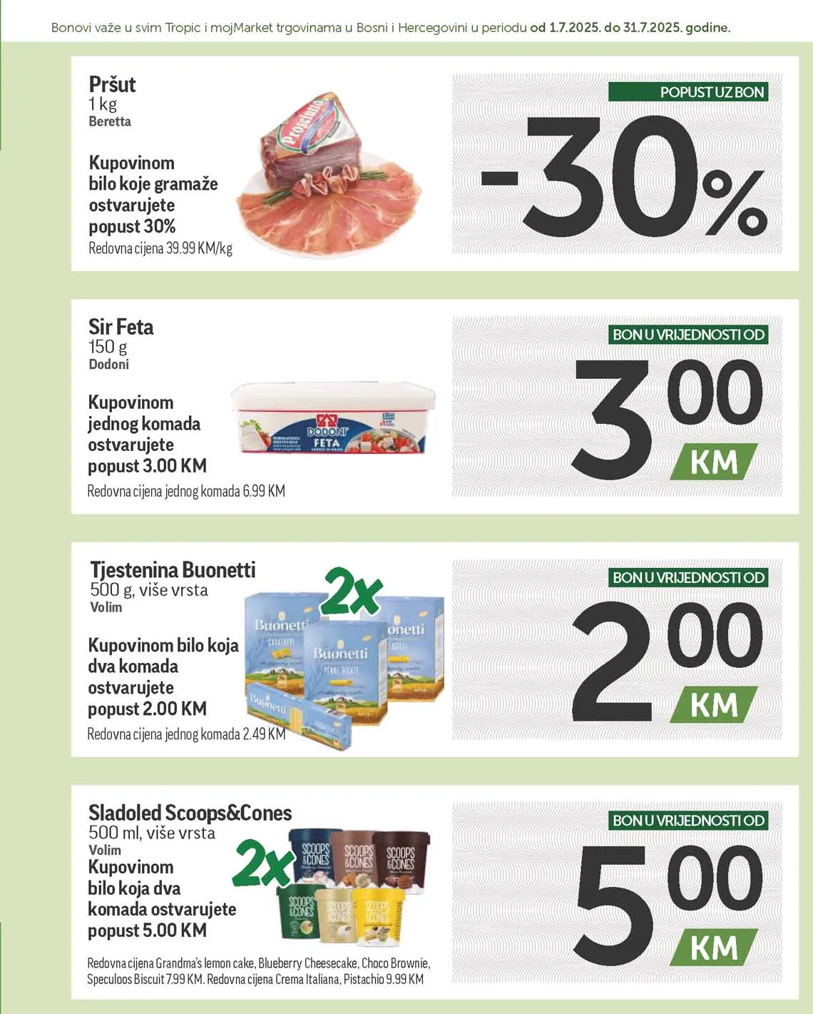 katalog bonbonjera Tropic i Moj market snizenja