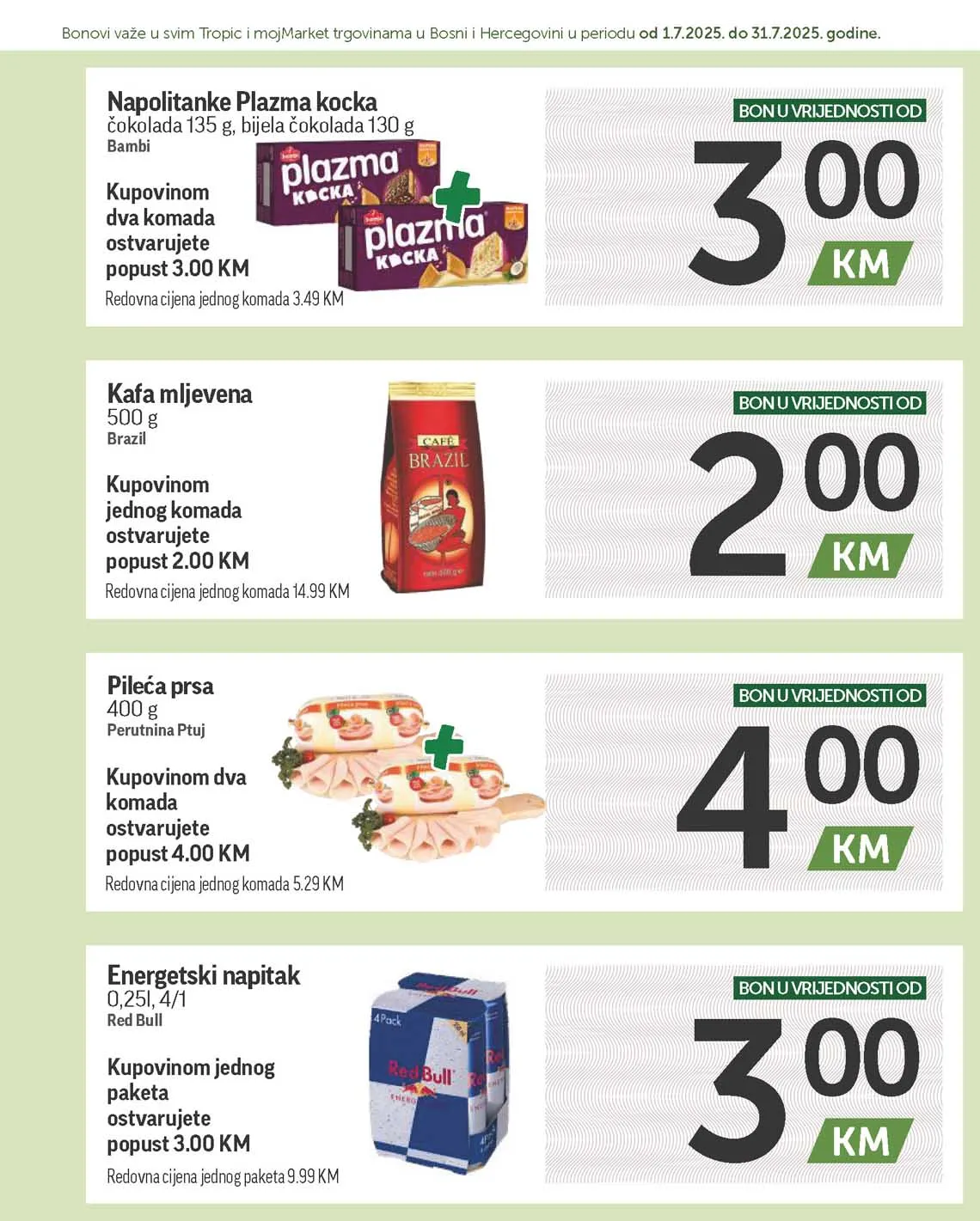 katalog bonbonjera Tropic i Moj market snizenja