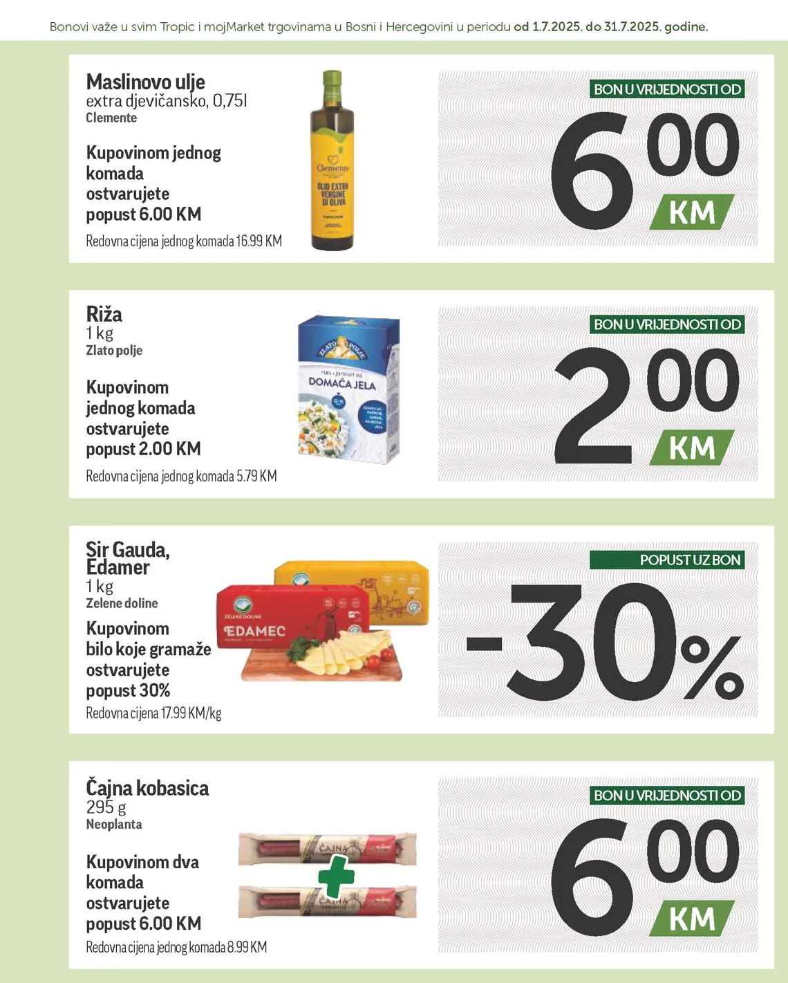 katalog bonbonjera Tropic i Moj market snizenja