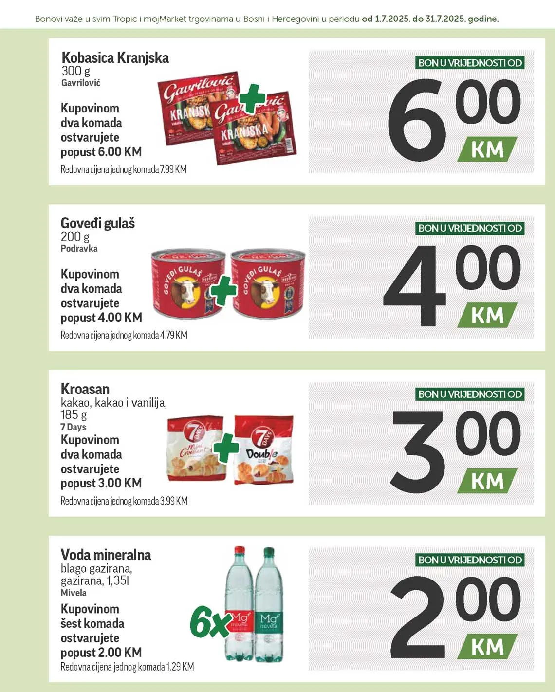 katalog bonbonjera Tropic i Moj market snizenja