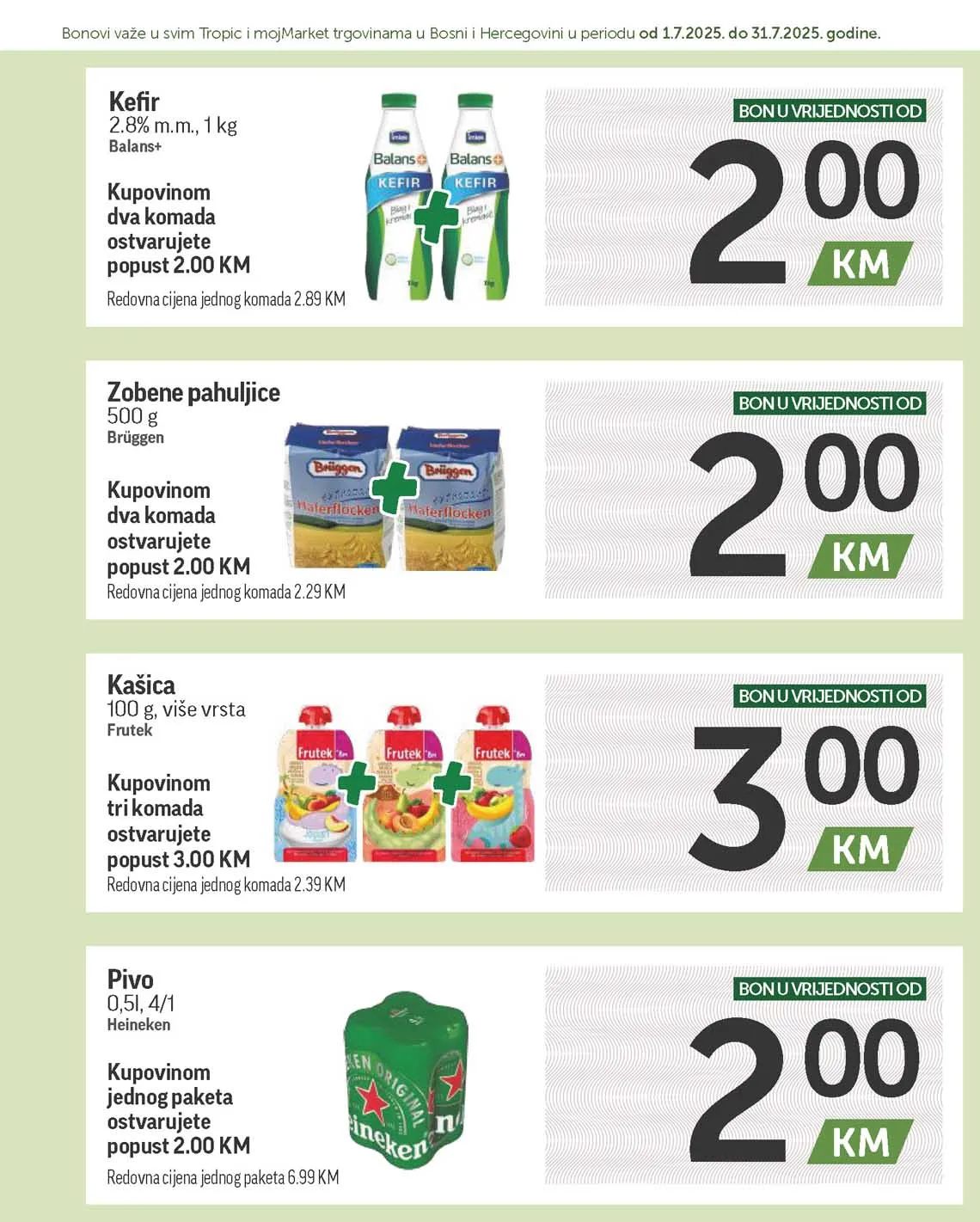 katalog bonbonjera Tropic i Moj market snizenja