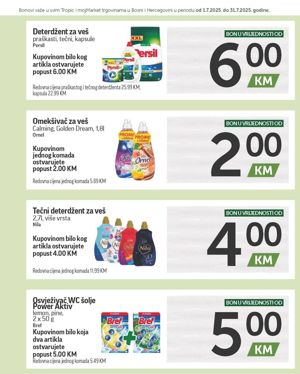 katalog bonbonjera Tropic i Moj market snizenja