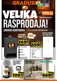 Gradur akcija - katalog VELIKA RASPRODAJA sniženja do 21.02.2026