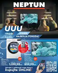 Neptun katalog – Velika sniženja na elektroniku, TV, laptope i bijelu tehniku do 28. februara 2026.