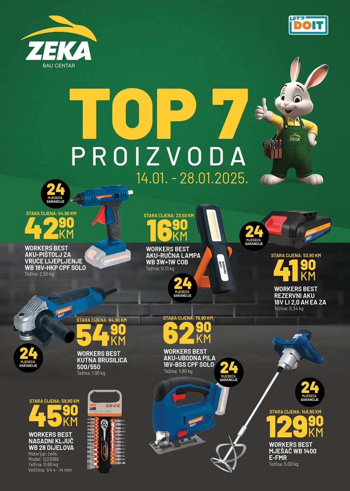 Zeka akcija TOP 7 Proizvoda sniženja do 28.01.2025