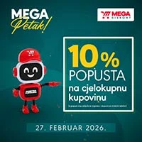 MEGA Diskont akcija – 10% popusta samo 27. februara 2026