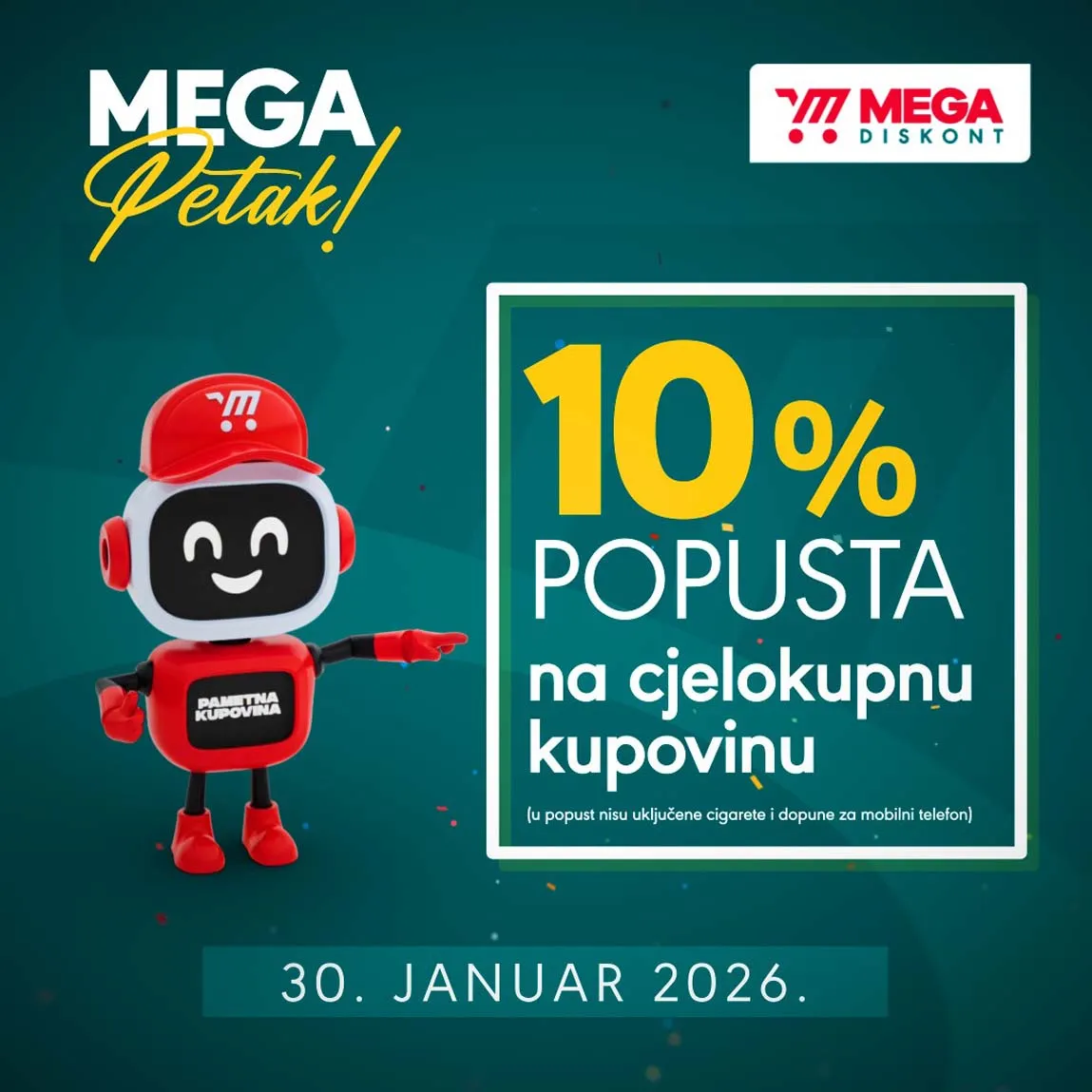 Mega diskont vikend akcija sniženja Mega diskont vikend akcija