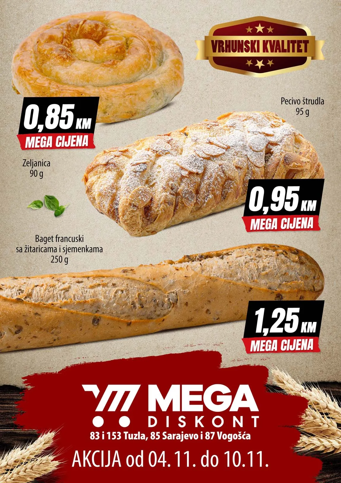 Snizenja Mega diskont pekara Mega diskont snizenja pekara