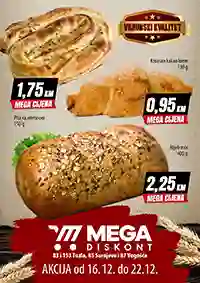 Mega Diskont – Nova akcija u pekarama Otoka, Vogošća i Tuzla do 22. decembra 2025