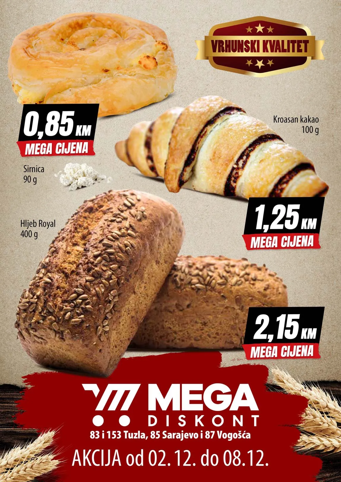 Snizenja Mega diskont pekara Mega diskont snizenja pekara