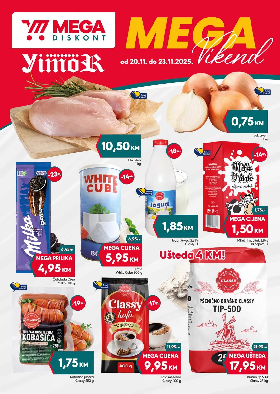 Yimor i Mega diskont vikend akcija sniženja Mega diskont vikend akcija