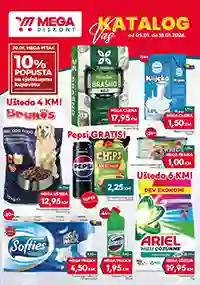 Mega Diskont akcija – katalog sniženja do 18. januara 2026